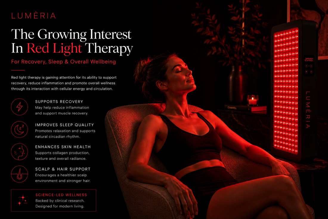 Red light therapy and overall wellbeing